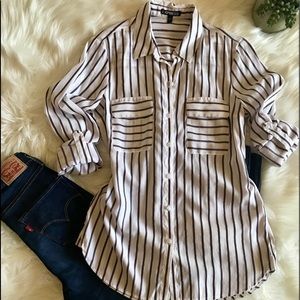 Express Original Fit Striped Portofino